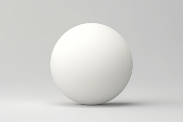 Sphere white ball egg.