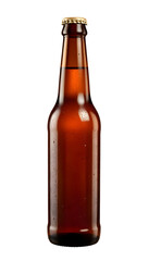 Beer Bottle isolated with white highlights, png