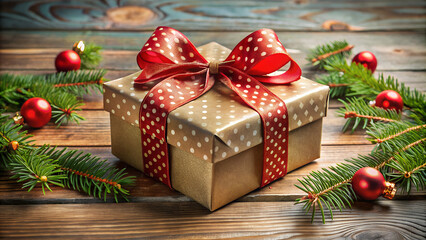 christmas tree with gift boxes