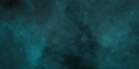 abstract cloud and vapor texture background. Black and teal smoke aquarelle smudge illustration smooth grungy smokey light pastel colors ink glow. Teal color powder explosion	
