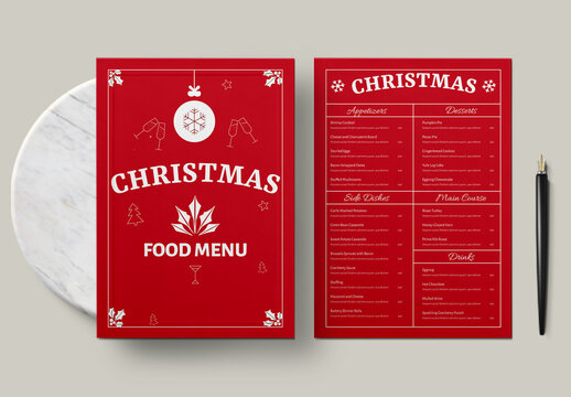 Christmas Food Menu