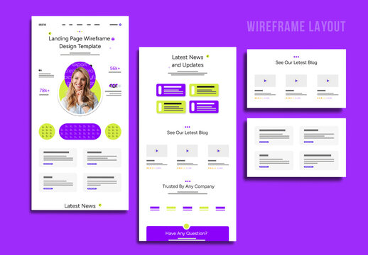 Website Wireframe Layout