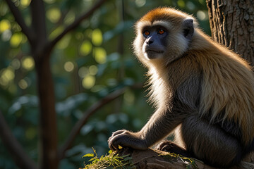 Obraz premium Wolf's Mona Monkey