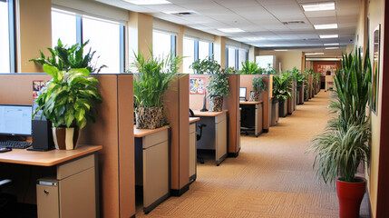Quiet Office Cubicles with Personal Touches Photos 