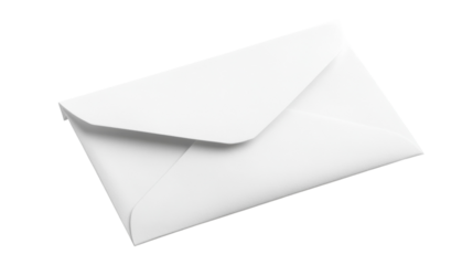 A pristine white envelope resting softly on a table, symbolizing anticipation and communication