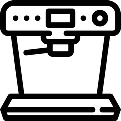 Simple vector icon coffee machine