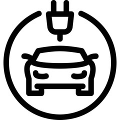 Simple vector icon battery