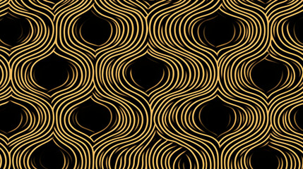 Obraz premium Abstract Background with Golden Lines