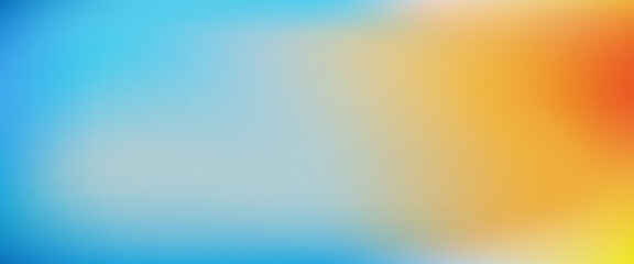 Abstract cirrus clouds. Light blue, pink banner. Pastel gradient sky pattern. Blurred light, fluffy colored gradient background. Pastel smooth mesh shapes.  soft grainy horizontal background.