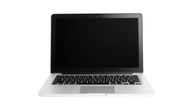 A sleek laptop on a minimalistic desk ready for creativity and productivity