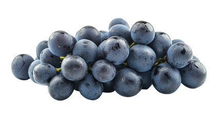 Sweet and juicy black grapes freshly gathered from the vineyard for a delightful summer snack