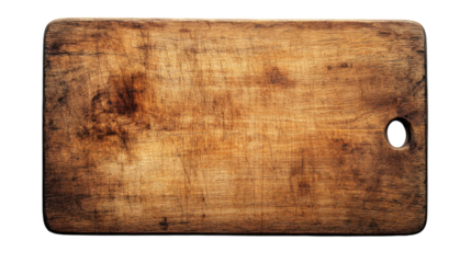 Rustic wooden cutting board in sunlight, perfect for culinary adventures in the kitchen