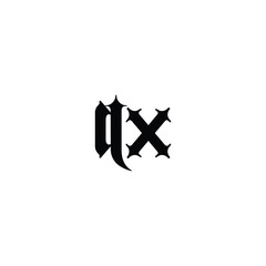 AX monogram logo design letter text name symbol monochrome logotype alphabet character simple logo
