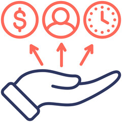 Resource Allocation Icon