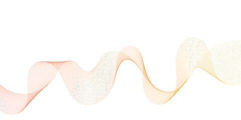 Abstract colorful wave element for design.Stylized line art background.Beautiful multi-colored super vector waves of different shapes gradient flowing wave lines. Futuristic technology concept