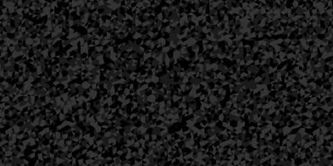 Vector geometric seamless gray, black cube square low polygon background. abstract surface creative diamond pattern corporate. Black and gray polygon Mosaic triangle overlap texture background.