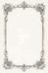 Vintage Design - Briefvorlage - Hintergrundgrafik -Rahmen