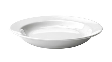 Elegant white bowl ready to serve delicious meals at a cozy dining table setting