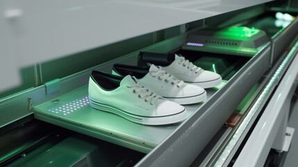 A look at the rental shoe disinfecting machine ensuring a clean and sanitary experience for all bowlers.