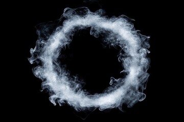 Naklejka premium Cigarette smoke ring person human.