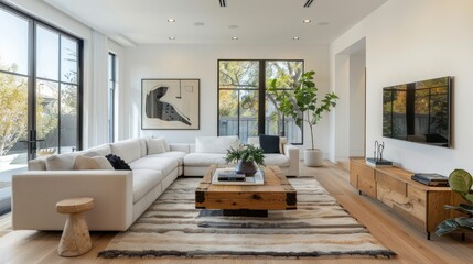 Fototapeta premium Modern Living Room Interior Design