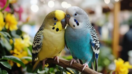 Obraz premium Unique pet breeds like exotic felines or rare birds, living in well-maintained, custom environments