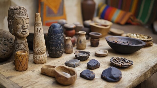 Yoruba Ifa divination system, a complex spiritual practice where priests use sacred tools to interpret messages from the divine