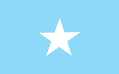 National flag Federal Republic of Somalia