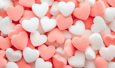 Obraz premium Vibrant Valentines Day Backdrop, Generative AI