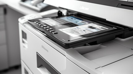 A copier with a highcapacity paper feeder