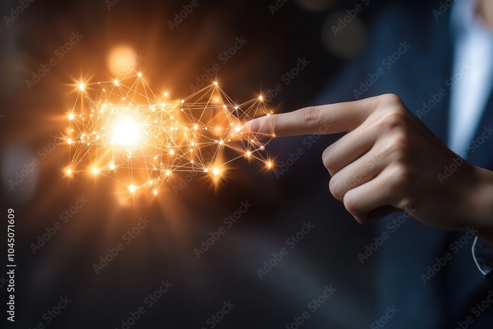 Poster harnessing the power of connection a glimpse into the future of technology and innovation