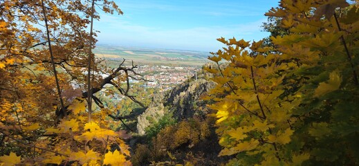 Blick vom Hexentanzplatz bei Thale Richtung Thale, Harz, Sachsen-Anhalt