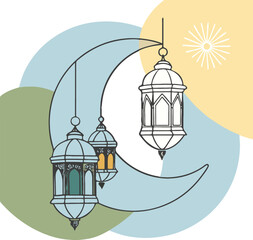 a drawing of a moon and a sign that says  the moon .