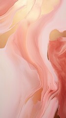 Fototapeta premium Rose and gold backgrounds abstract painting.