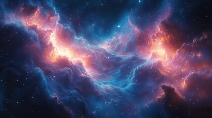 Fototapeta premium astronaut floats in deep space, surrounded by starlit wonders, rendered in intricate detail, showcasing the beauty and vastness of the universe