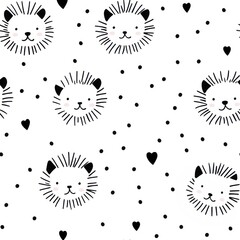 Lion pattern backgrounds paper.