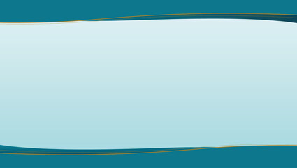 Obraz premium Turquoise wavy lines abstract background or wallpaper. Gradient textured turquoise background with a modern touch. Illustration for decoration, presentation, poster, flyer, business card design.