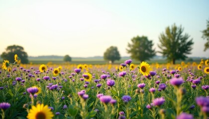  Blooming fields of joy and tranquility
