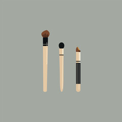 Painting Brush & Stroke Kit colourful Vector Design.