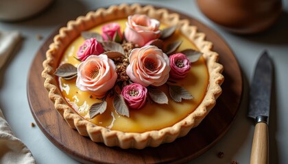  Delicate Rose Petal Pie a culinary masterpiece