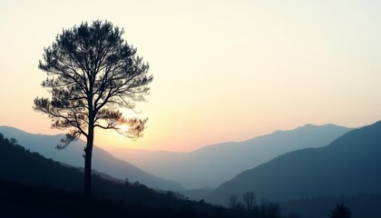 Fototapeta premium Epic Sunset in the Mountains