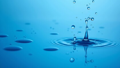  A single drop of water creates a ripple effect