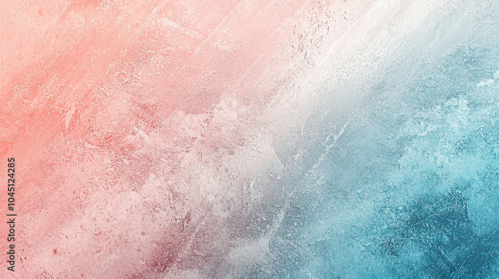 Poster abstract gradient texture: a captivating blend of coral, white, and blue hues creates a dynamic and 
