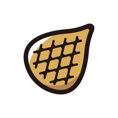 Salak outline icon for graphic design, apps and websites