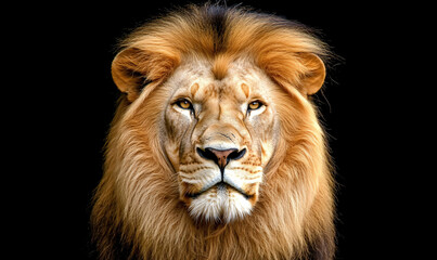 Fototapeta premium Close-up of a lion's face 