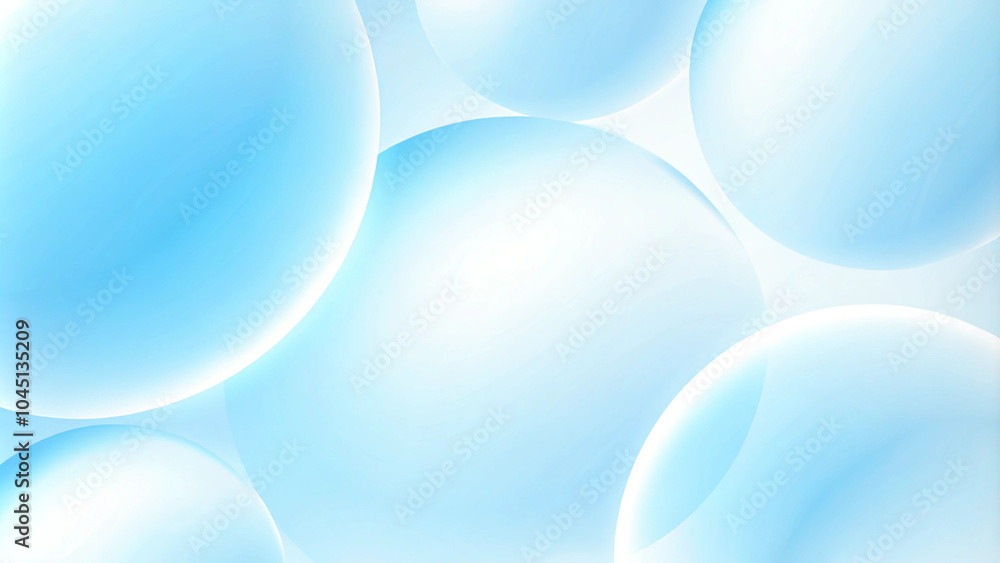 Poster soft blue abstract background paper shine and layer element vector for presentation design. suit for