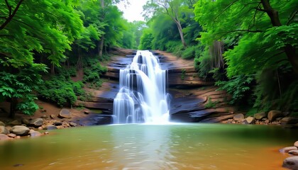 Obraz premium Escape to natures serene beauty