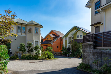 戸建住宅の風景