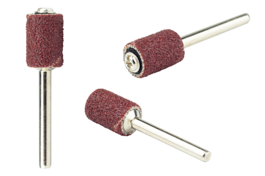 set of grinding wheel for hand engraver isolated from background