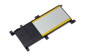 laptop battery isolated from the background